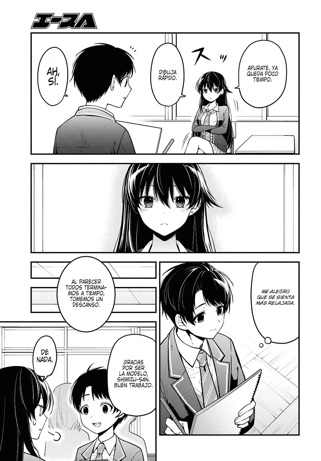 Tonari no Seki no Yankee Shimizu-san ga Kami o Kuroku Sometekita - Capítulo 1 - Página 30 - LectorTMOo