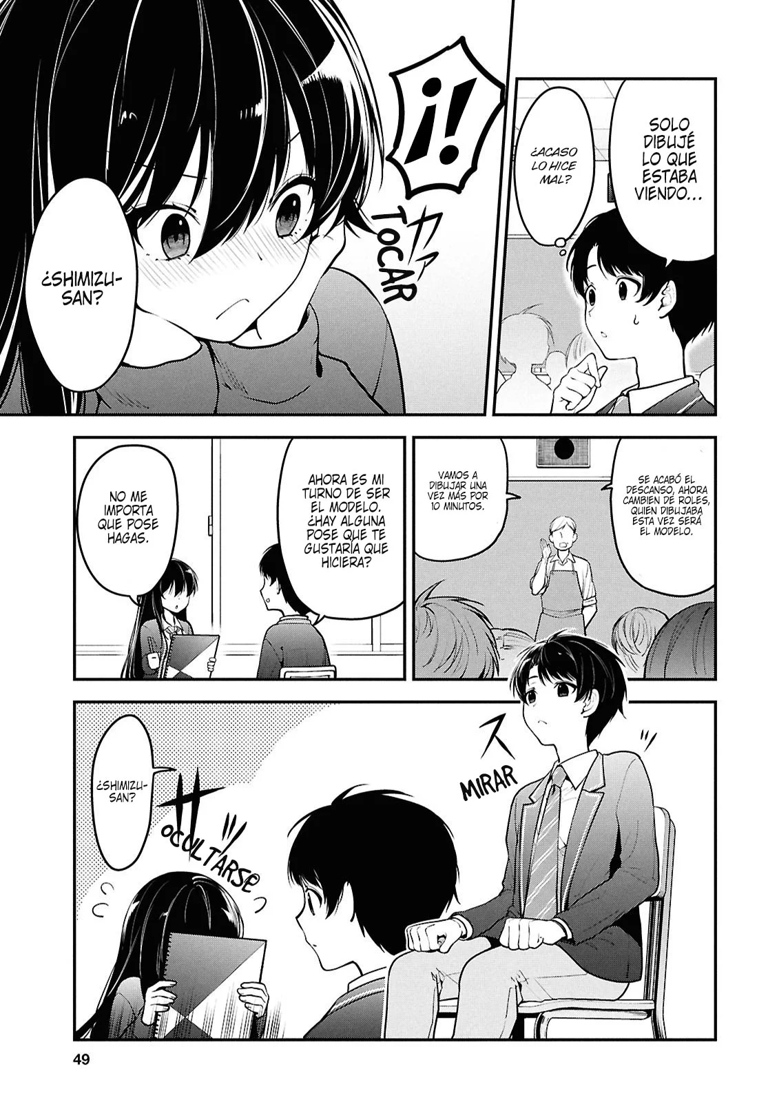 Tonari no Seki no Yankee Shimizu-san ga Kami o Kuroku Sometekita - Capítulo 1 - Página 32 - LectorTMOo