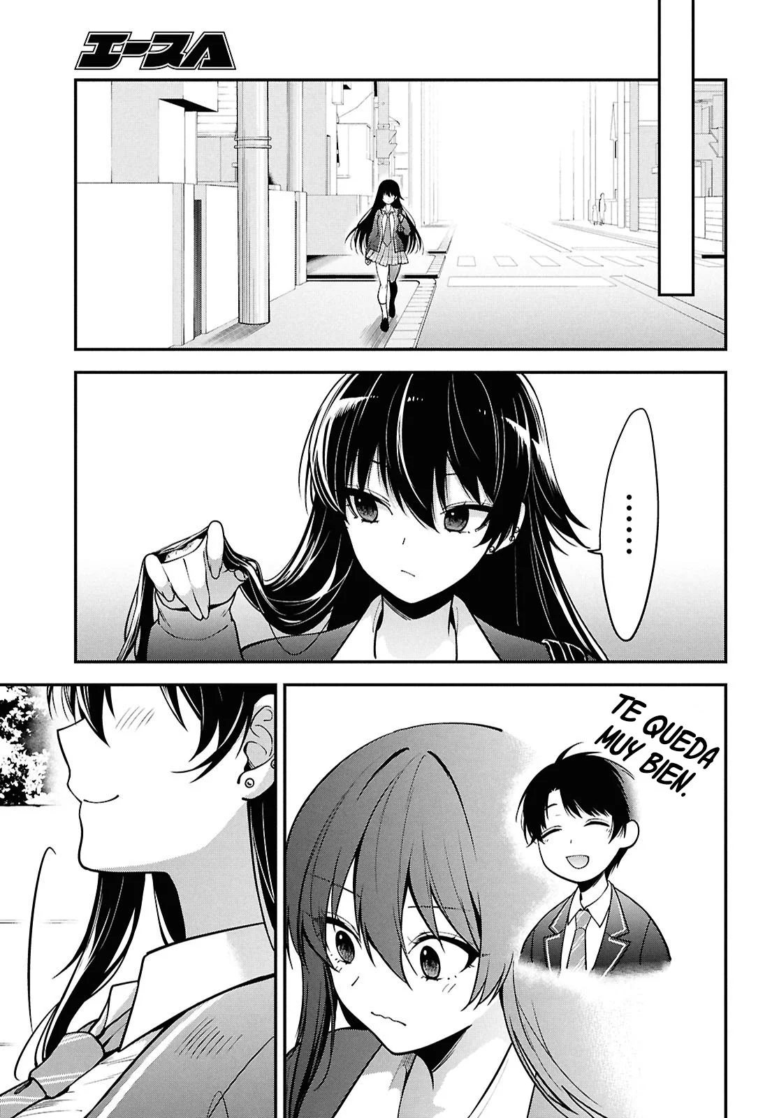 Tonari no Seki no Yankee Shimizu-san ga Kami o Kuroku Sometekita - Capítulo 1 - Página 34 - LectorTMOo