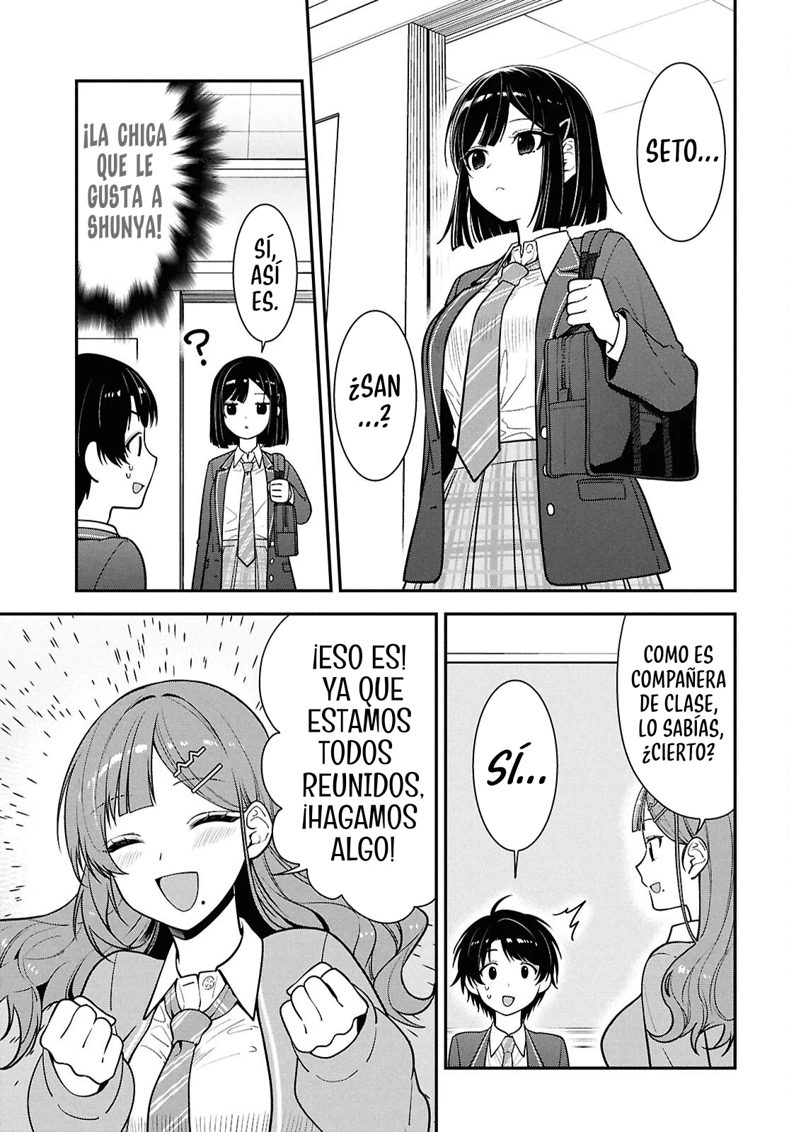 Tonari no Seki no Yankee Shimizu-san ga Kami o Kuroku Sometekita - Capítulo 11 - Página 8 - LectorTMOo