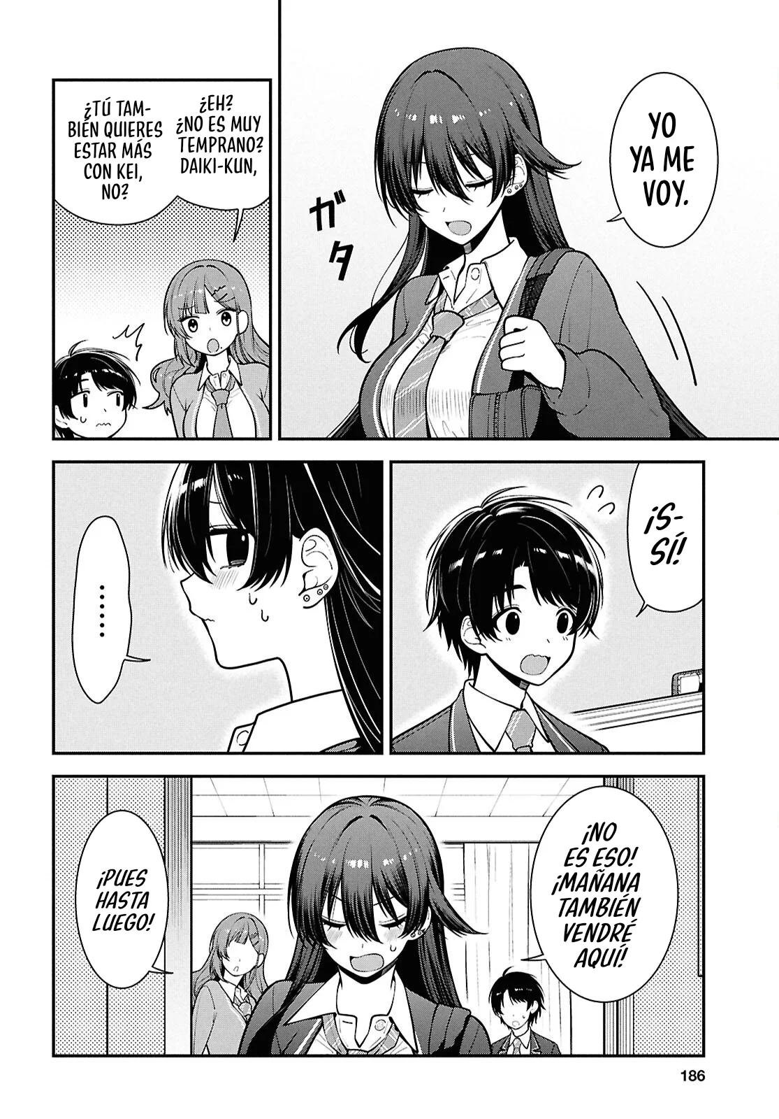 Tonari no Seki no Yankee Shimizu-san ga Kami o Kuroku Sometekita - Capítulo 11 - Página 9 - LectorTMOo