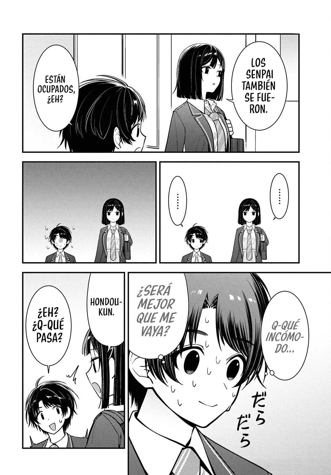 Tonari no Seki no Yankee Shimizu-san ga Kami o Kuroku Sometekita - Capítulo 11 - Página 11 - LectorTMOo