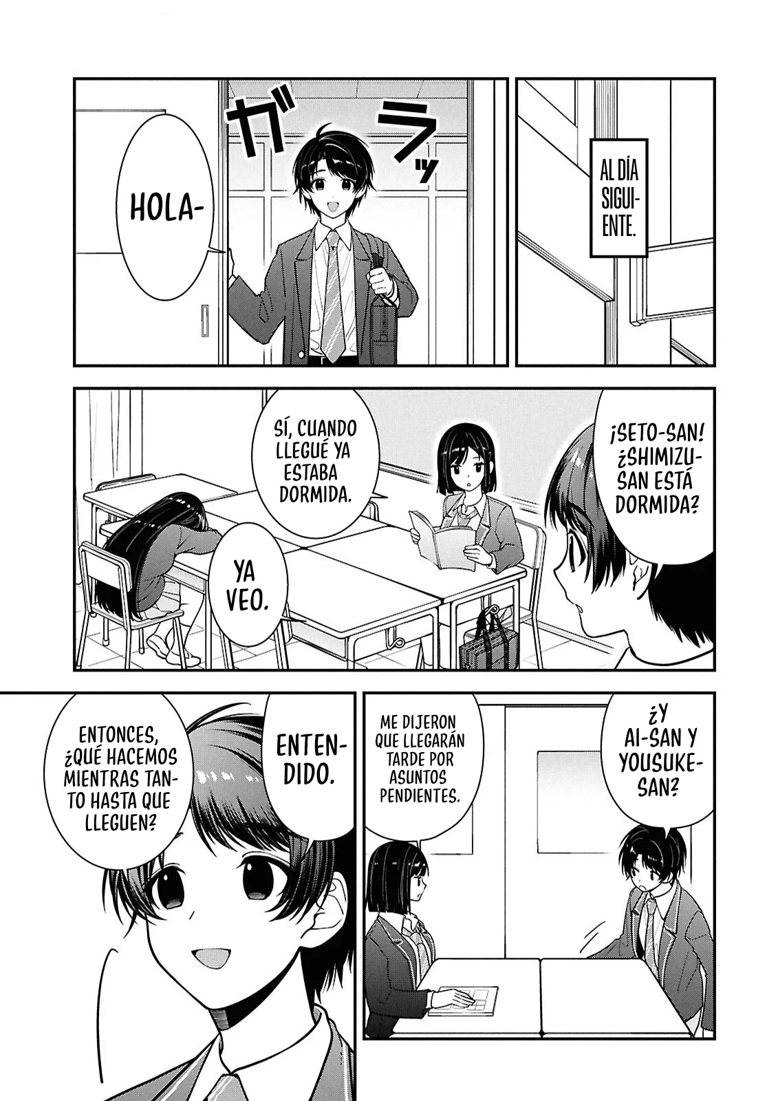 Tonari no Seki no Yankee Shimizu-san ga Kami o Kuroku Sometekita - Capítulo 11 - Página 20 - LectorTMOo