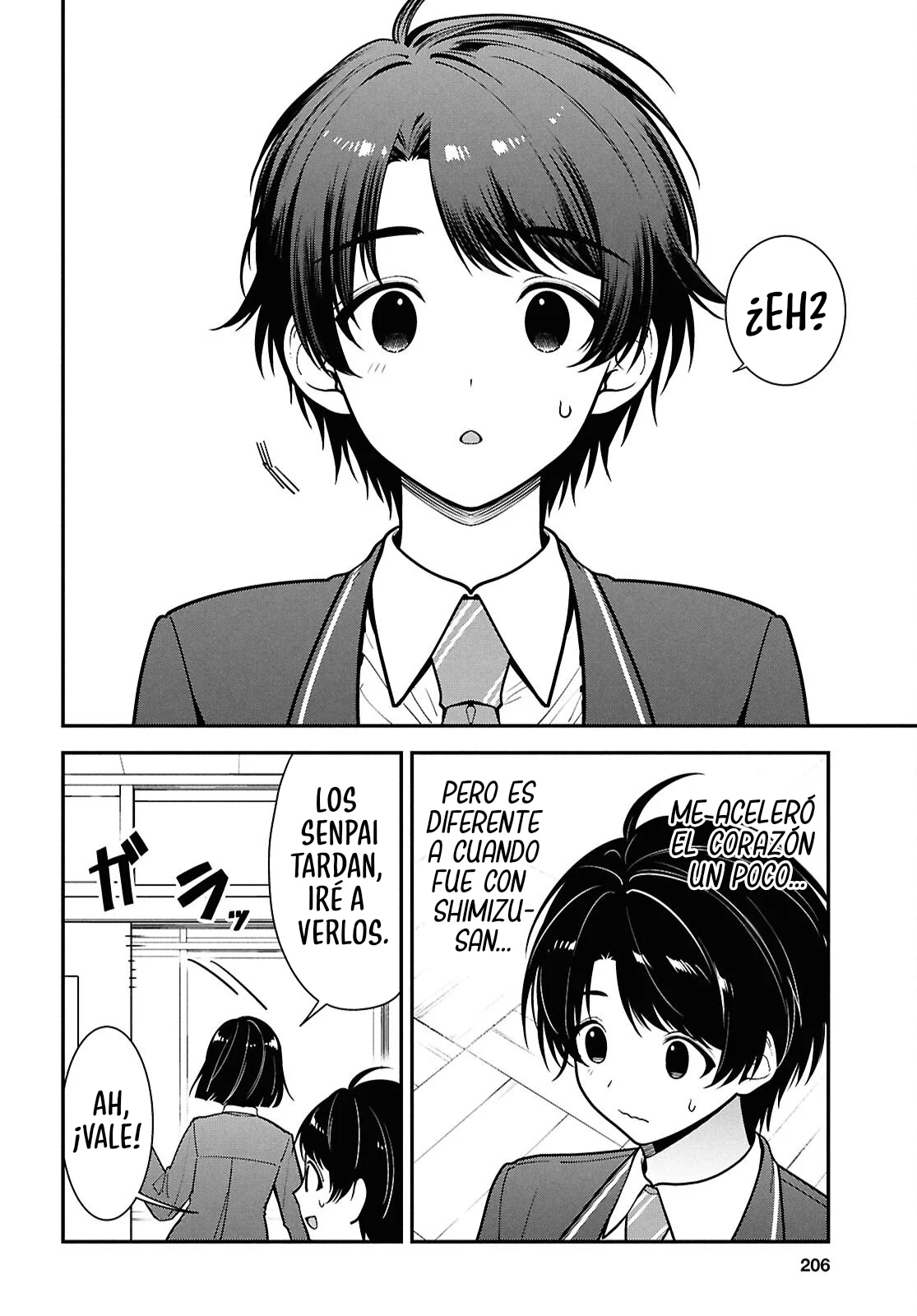 Tonari no Seki no Yankee Shimizu-san ga Kami o Kuroku Sometekita - Capítulo 11 - Página 28 - LectorTMOo