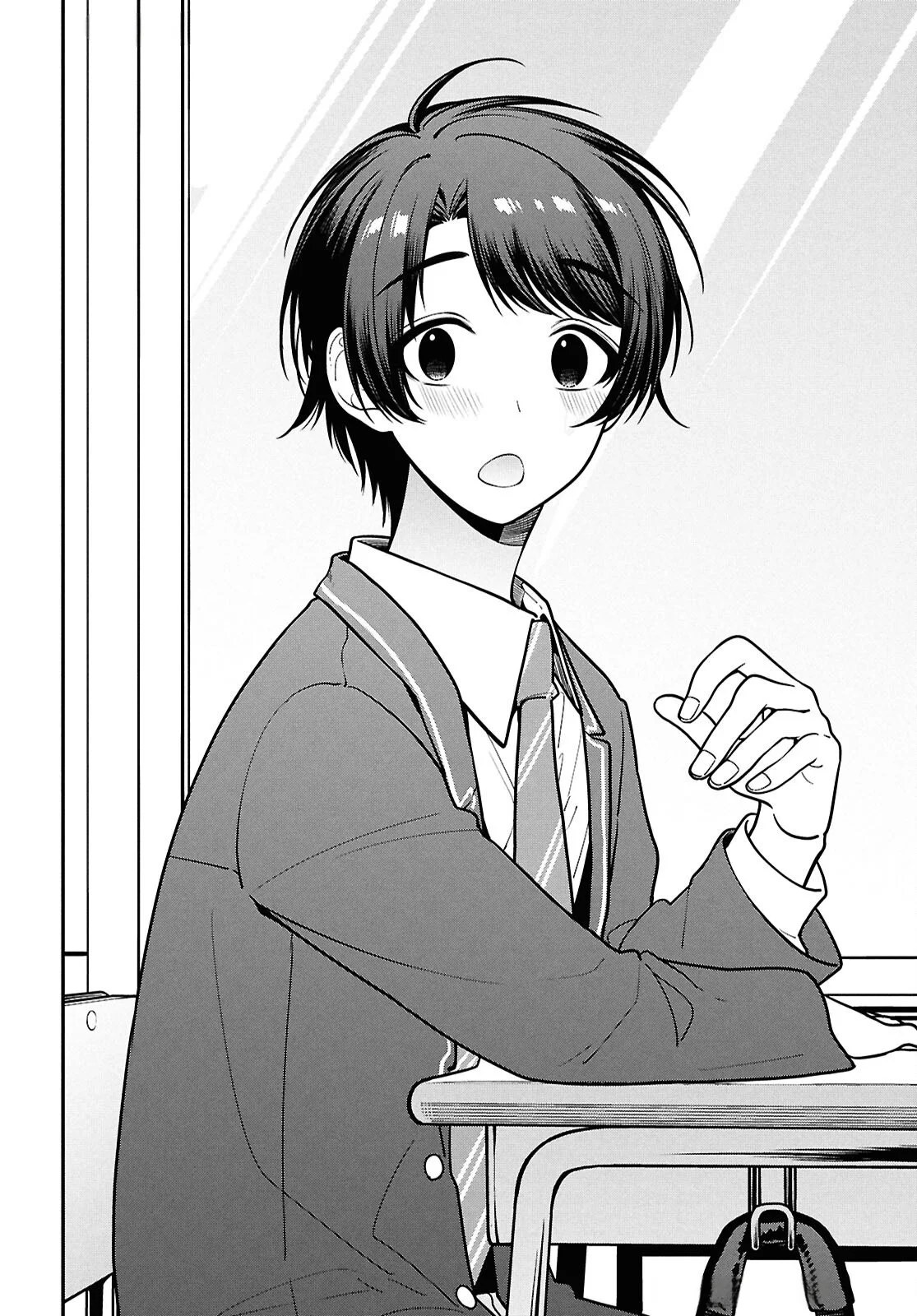 Tonari no Seki no Yankee Shimizu-san ga Kami o Kuroku Sometekita - Capítulo 11 - Página 31 - LectorTMOo