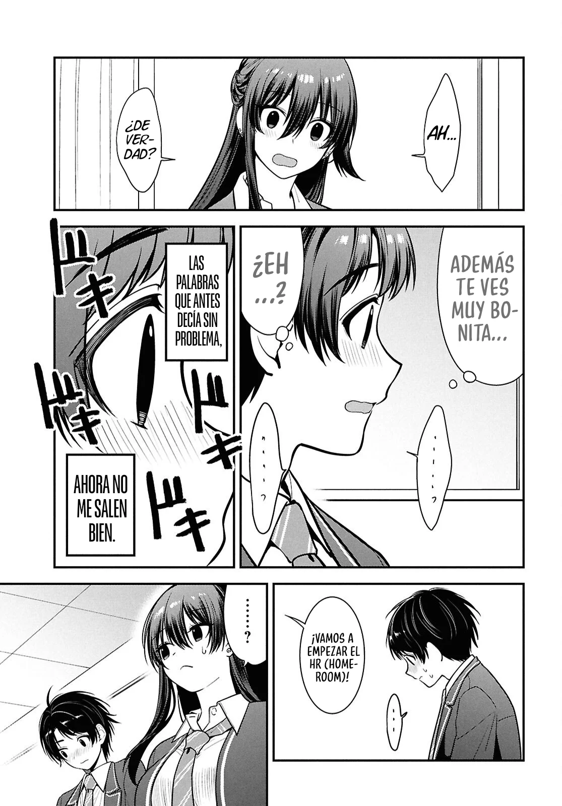 Tonari no Seki no Yankee Shimizu-san ga Kami o Kuroku Sometekita - Capítulo 11 - Página 34 - LectorTMOo