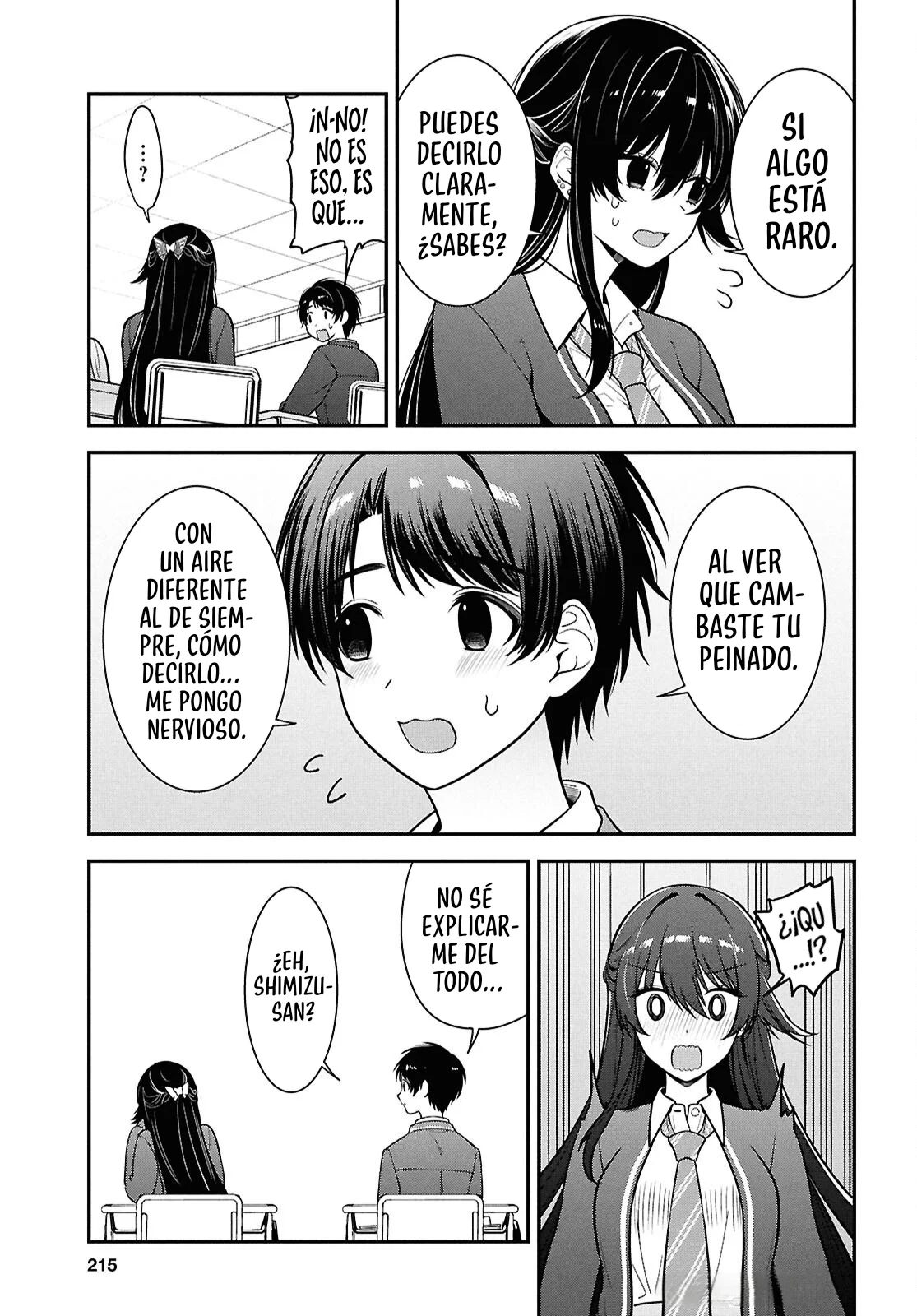 Tonari no Seki no Yankee Shimizu-san ga Kami o Kuroku Sometekita - Capítulo 11 - Página 36 - LectorTMOo