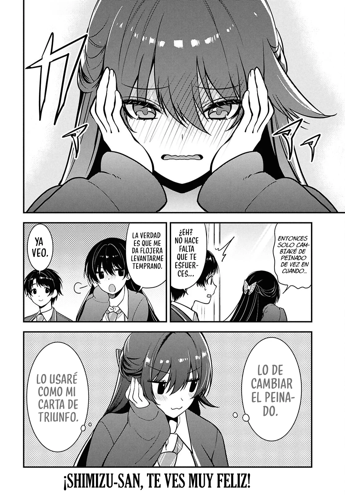Tonari no Seki no Yankee Shimizu-san ga Kami o Kuroku Sometekita - Capítulo 11 - Página 37 - LectorTMOo