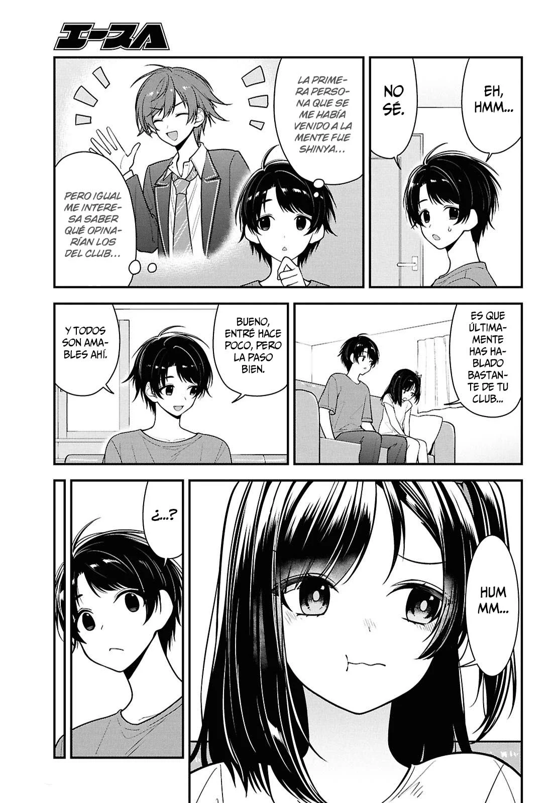 Tonari no Seki no Yankee Shimizu-san ga Kami o Kuroku Sometekita - Capítulo 12 - Página 4 - LectorTMOo