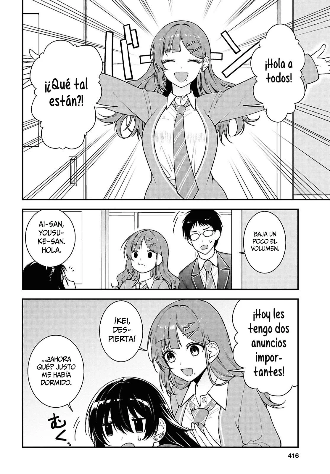 Tonari no Seki no Yankee Shimizu-san ga Kami o Kuroku Sometekita - Capítulo 12 - Página 7 - LectorTMOo