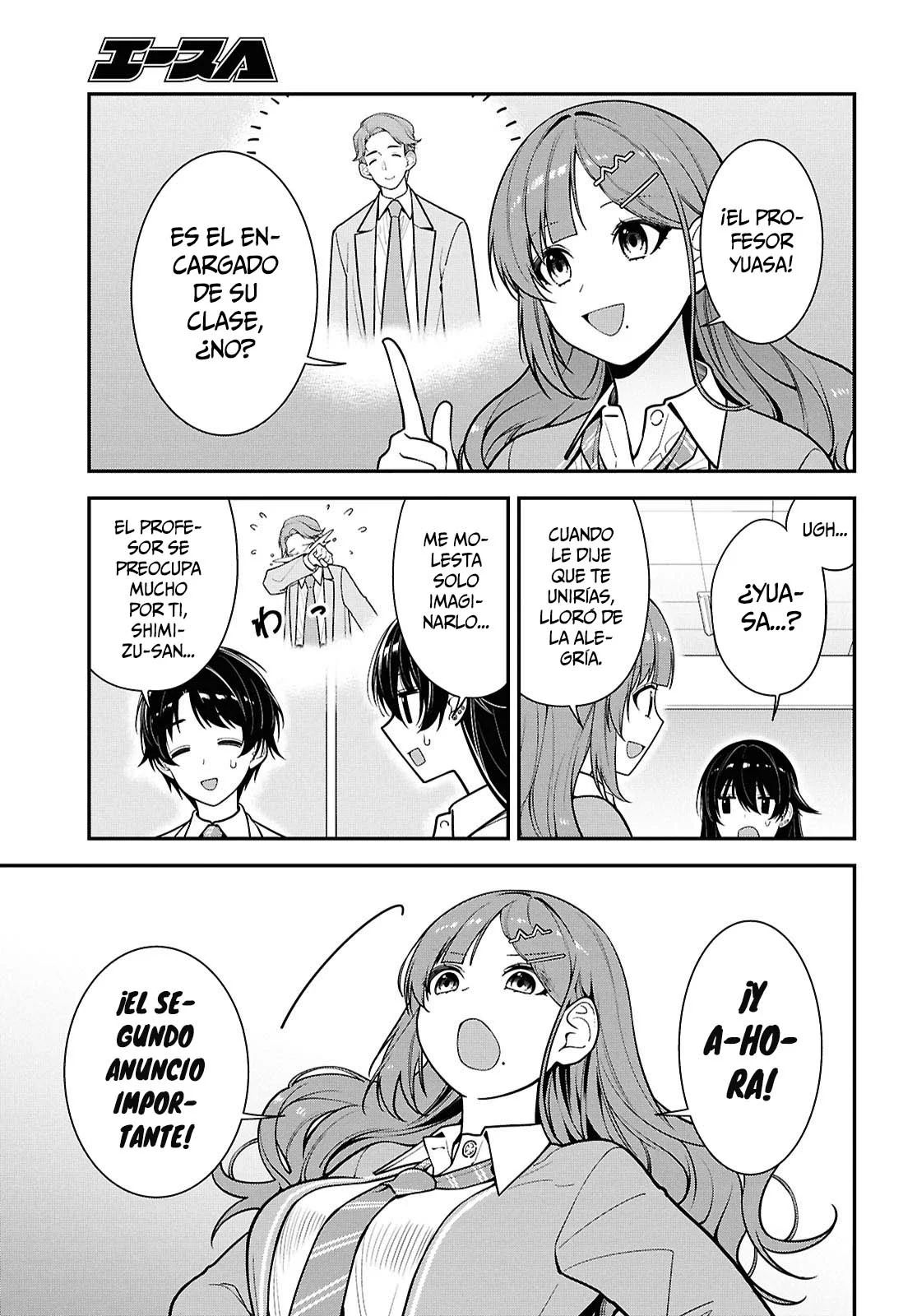 Tonari no Seki no Yankee Shimizu-san ga Kami o Kuroku Sometekita - Capítulo 12 - Página 10 - LectorTMOo