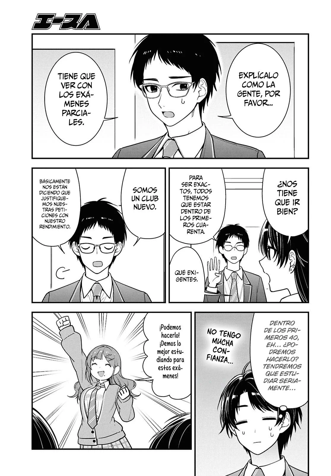 Tonari no Seki no Yankee Shimizu-san ga Kami o Kuroku Sometekita - Capítulo 12 - Página 12 - LectorTMOo