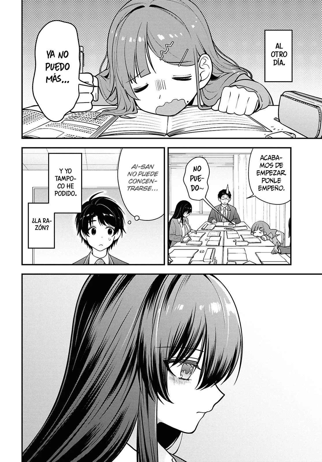 Tonari no Seki no Yankee Shimizu-san ga Kami o Kuroku Sometekita - Capítulo 12 - Página 13 - LectorTMOo