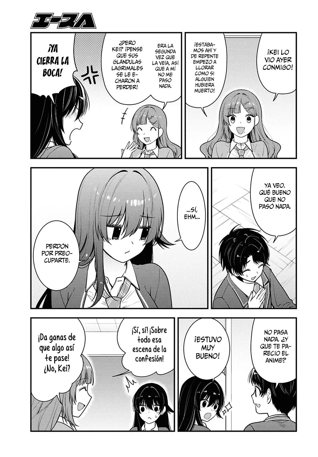 Tonari no Seki no Yankee Shimizu-san ga Kami o Kuroku Sometekita - Capítulo 12 - Página 16 - LectorTMOo
