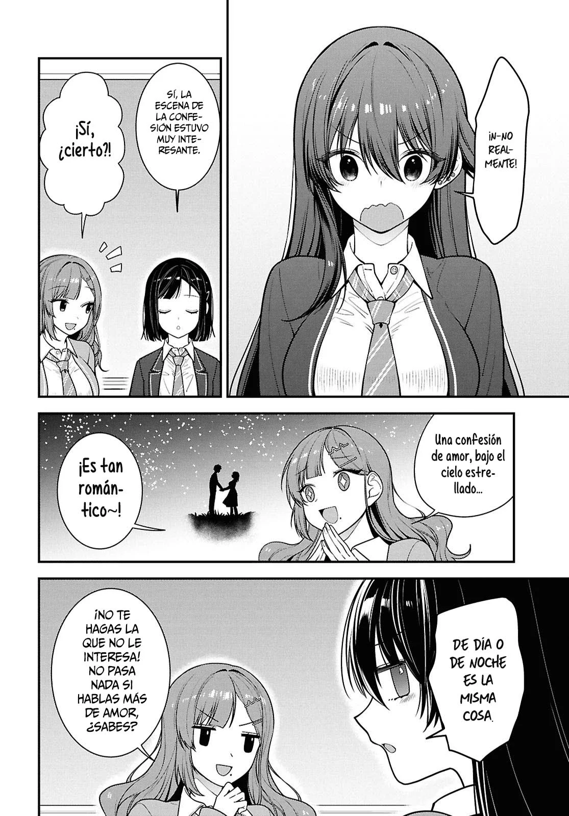Tonari no Seki no Yankee Shimizu-san ga Kami o Kuroku Sometekita - Capítulo 12 - Página 17 - LectorTMOo