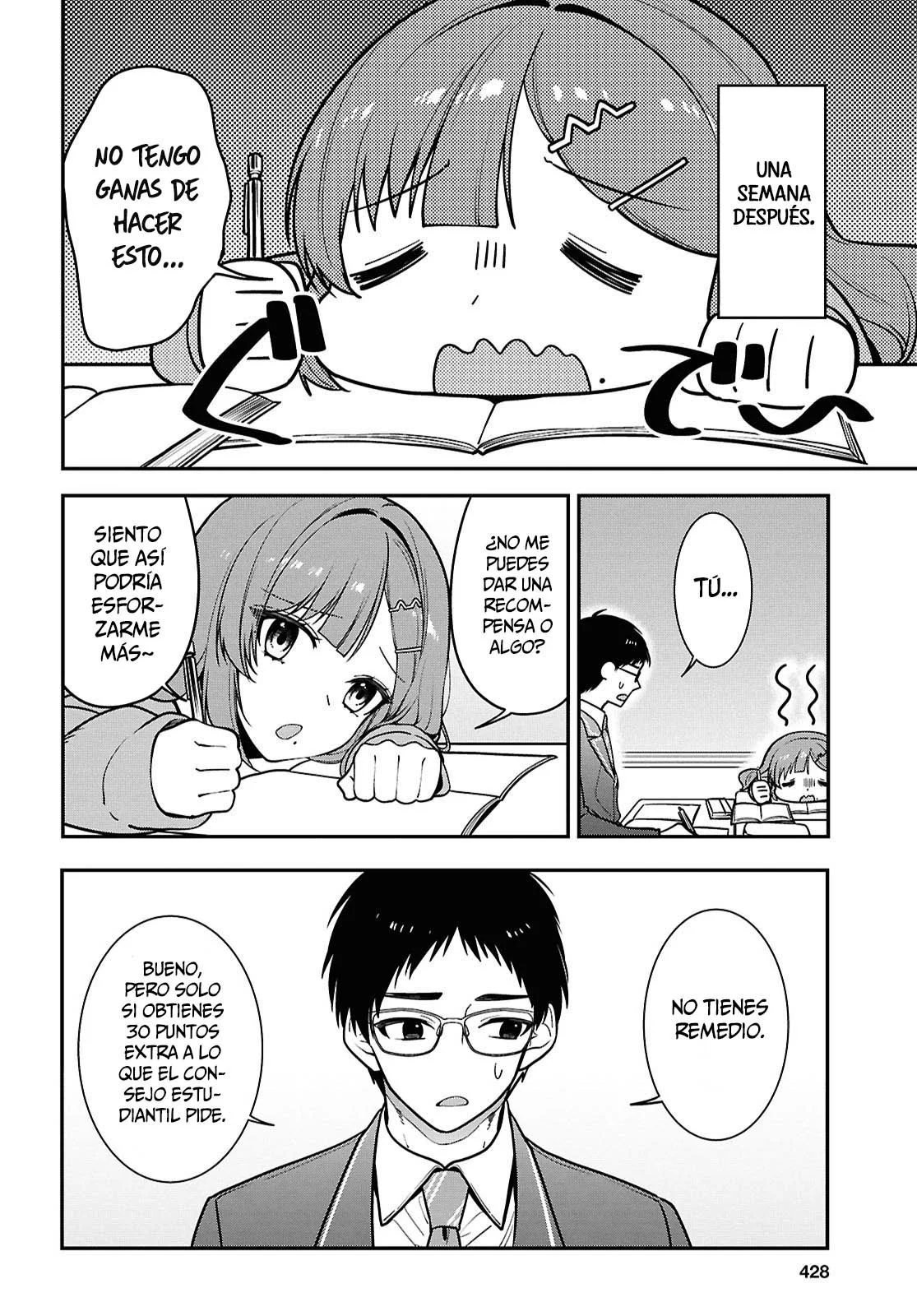 Tonari no Seki no Yankee Shimizu-san ga Kami o Kuroku Sometekita - Capítulo 12 - Página 19 - LectorTMOo