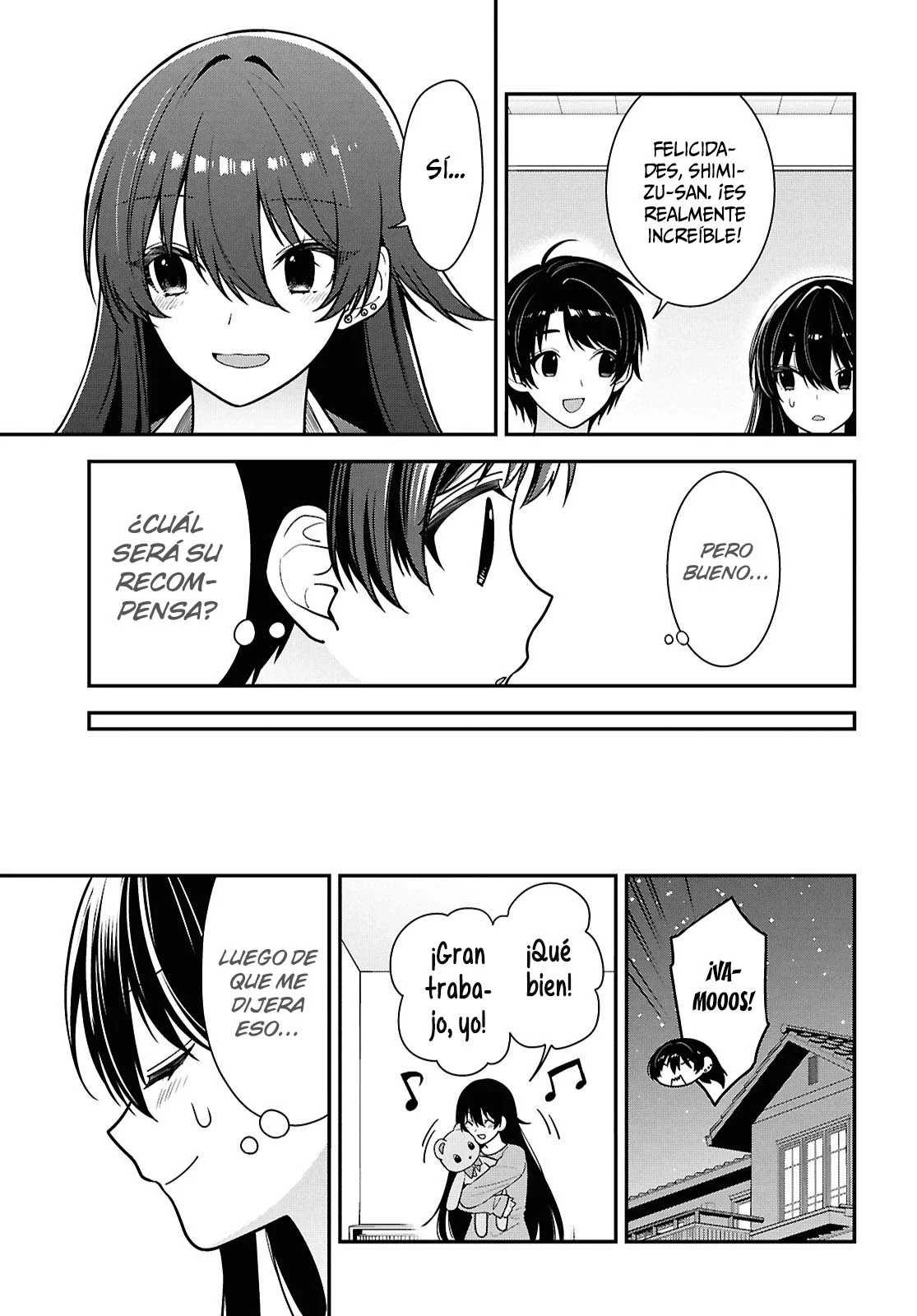Tonari no Seki no Yankee Shimizu-san ga Kami o Kuroku Sometekita - Capítulo 12 - Página 40 - LectorTMOo