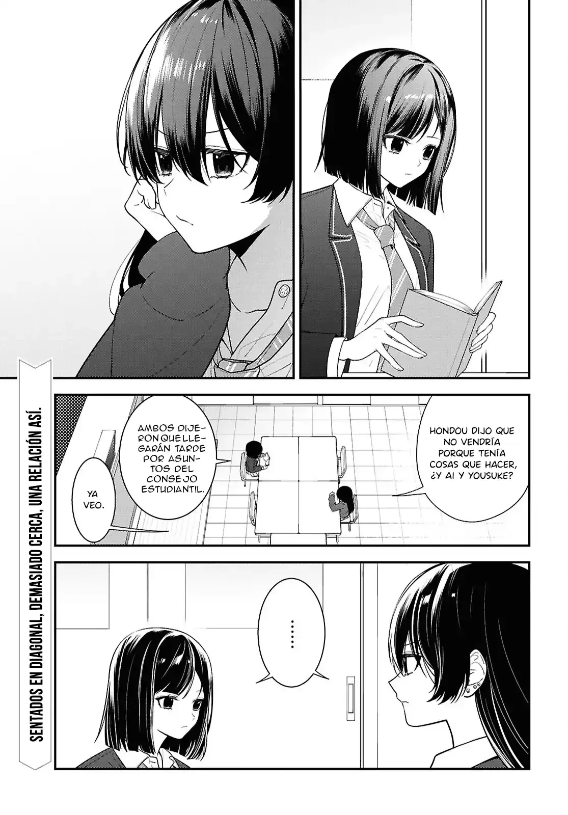 Tonari no Seki no Yankee Shimizu-san ga Kami o Kuroku Sometekita - Capítulo 13 - Página 5 - LectorTMOo