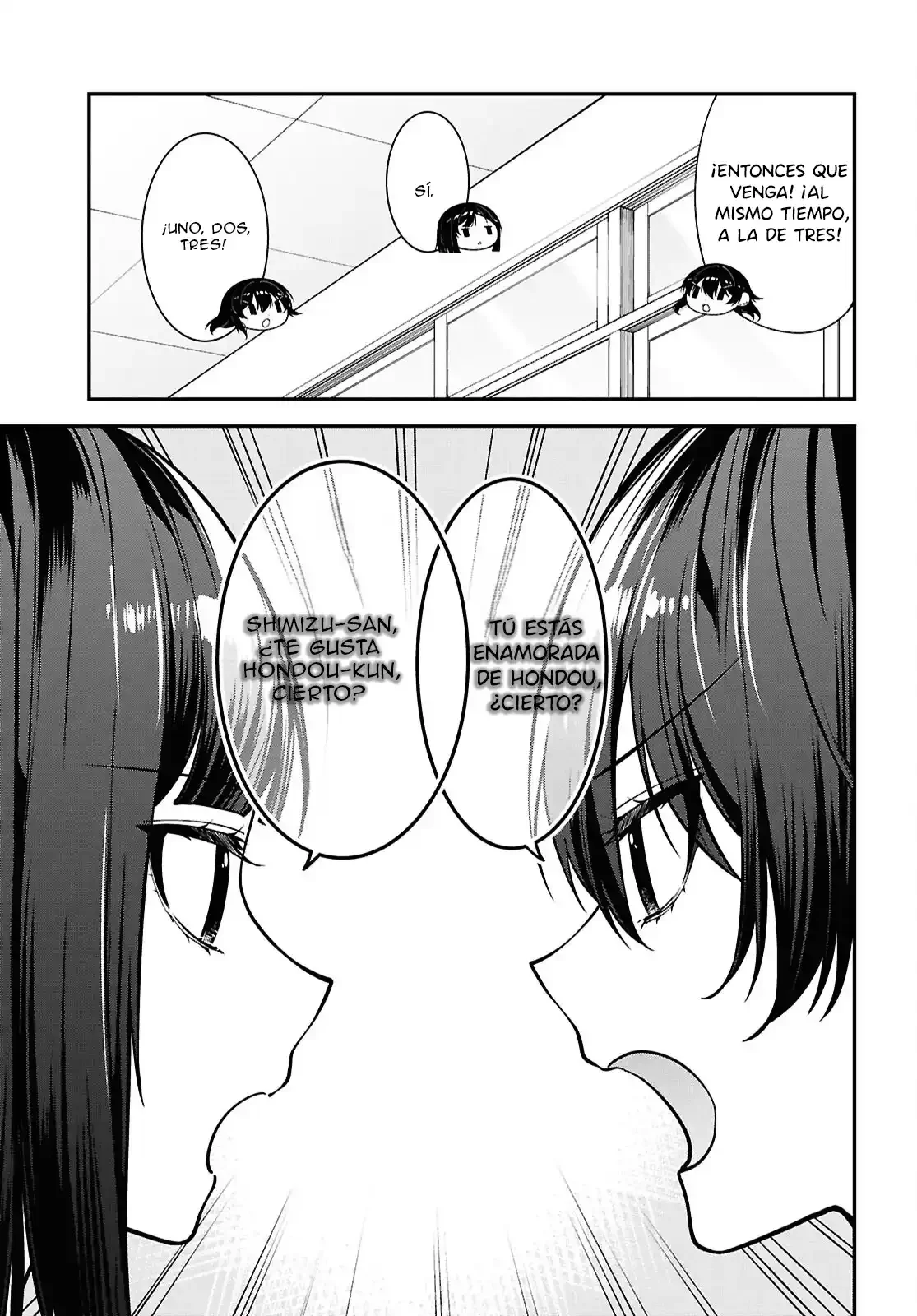 Tonari no Seki no Yankee Shimizu-san ga Kami o Kuroku Sometekita - Capítulo 13 - Página 7 - LectorTMOo