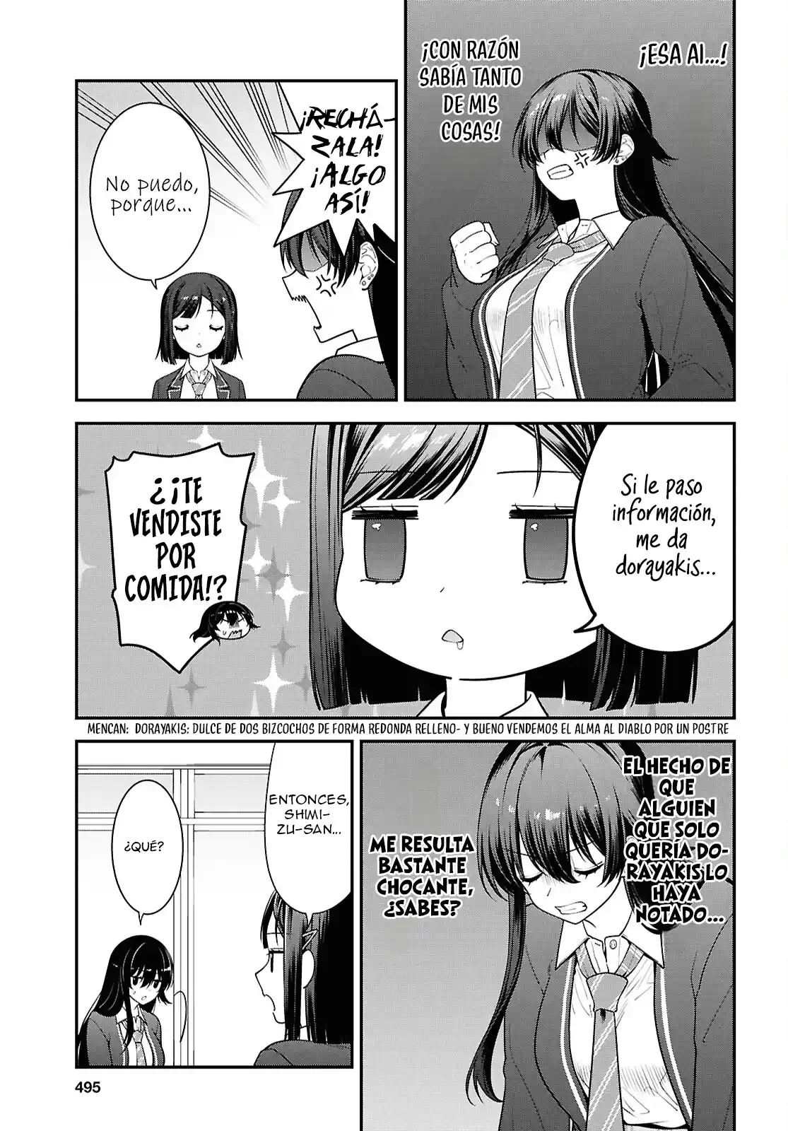 Tonari no Seki no Yankee Shimizu-san ga Kami o Kuroku Sometekita - Capítulo 13 - Página 11 - LectorTMOo