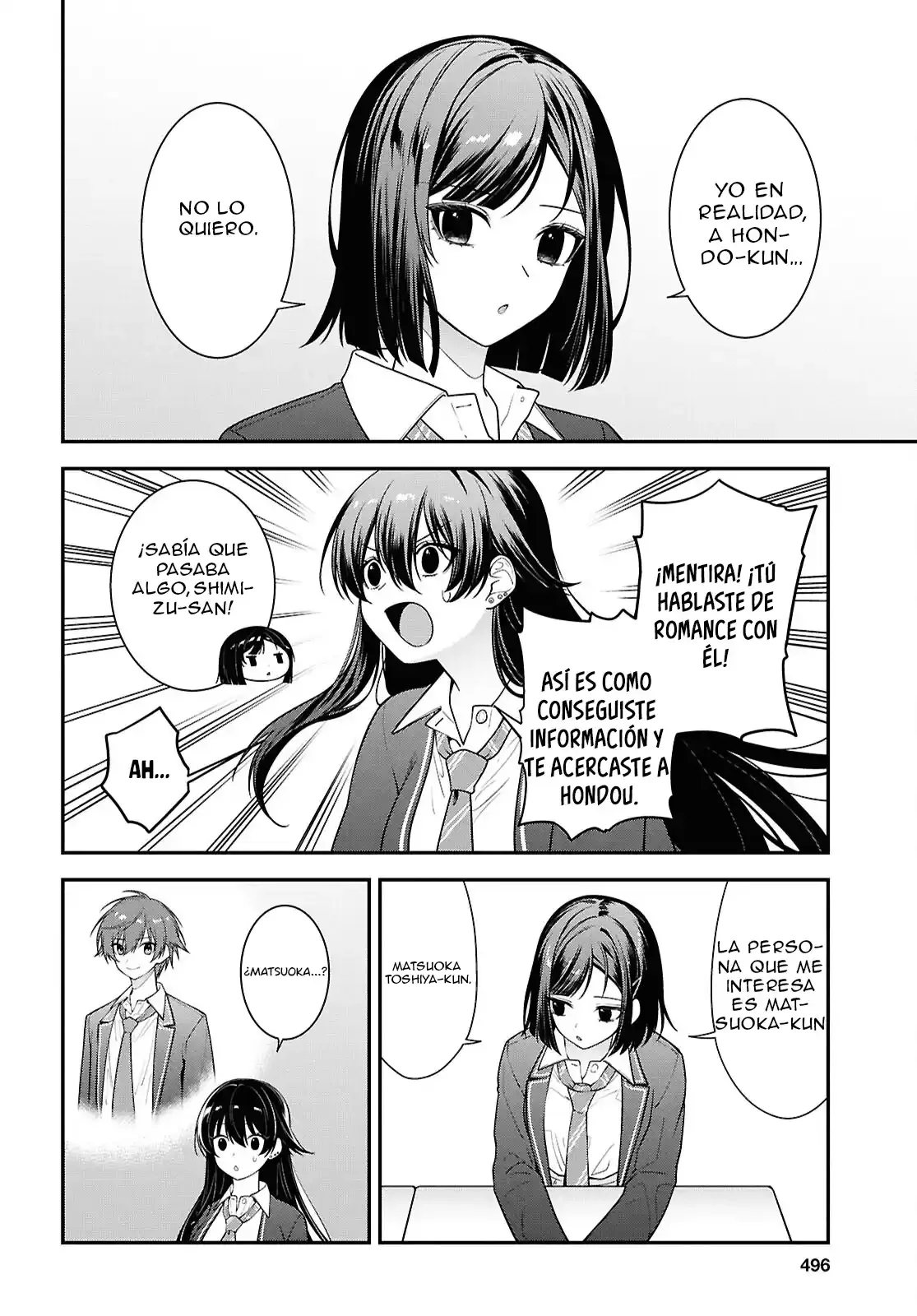 Tonari no Seki no Yankee Shimizu-san ga Kami o Kuroku Sometekita - Capítulo 13 - Página 12 - LectorTMOo