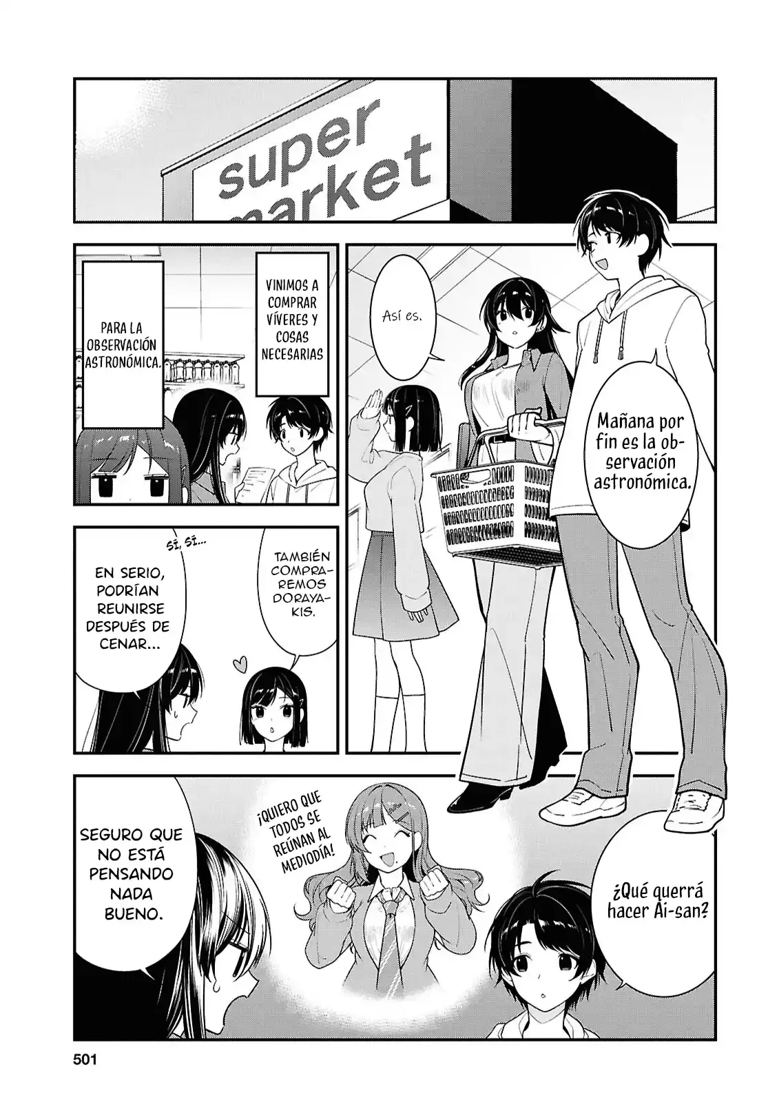 Tonari no Seki no Yankee Shimizu-san ga Kami o Kuroku Sometekita - Capítulo 13 - Página 17 - LectorTMOo