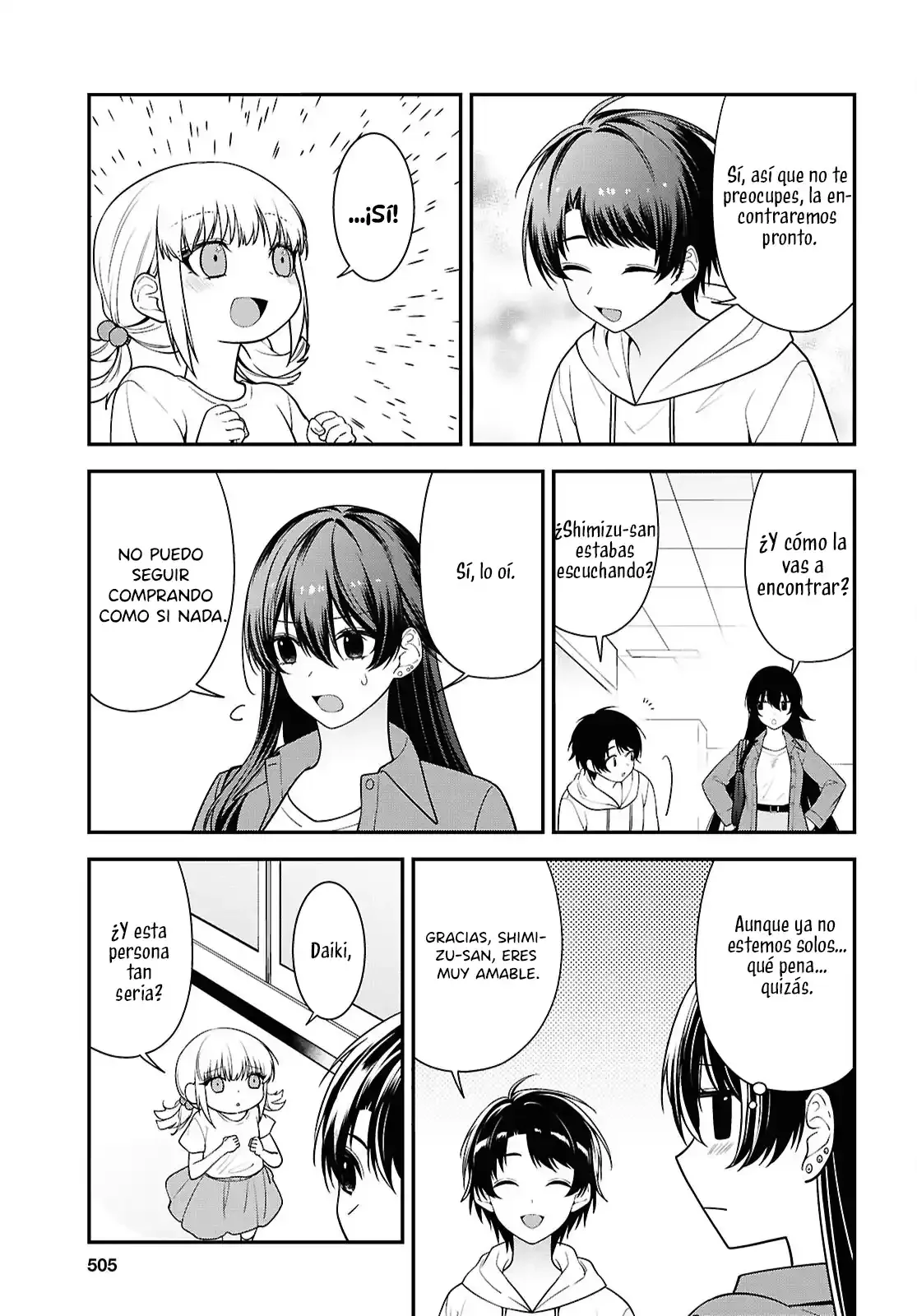Tonari no Seki no Yankee Shimizu-san ga Kami o Kuroku Sometekita - Capítulo 13 - Página 21 - LectorTMOo