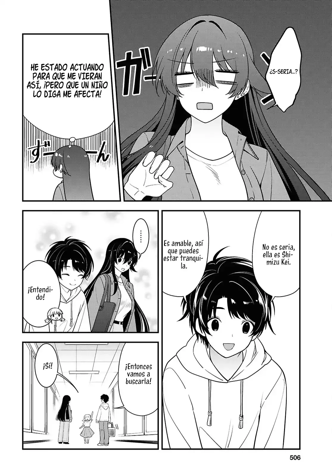 Tonari no Seki no Yankee Shimizu-san ga Kami o Kuroku Sometekita - Capítulo 13 - Página 22 - LectorTMOo