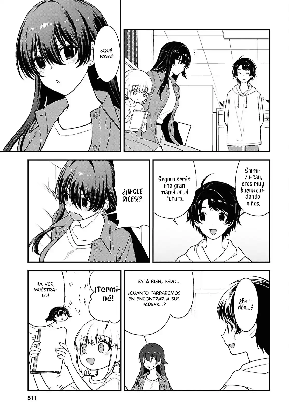 Tonari no Seki no Yankee Shimizu-san ga Kami o Kuroku Sometekita - Capítulo 13 - Página 27 - LectorTMOo