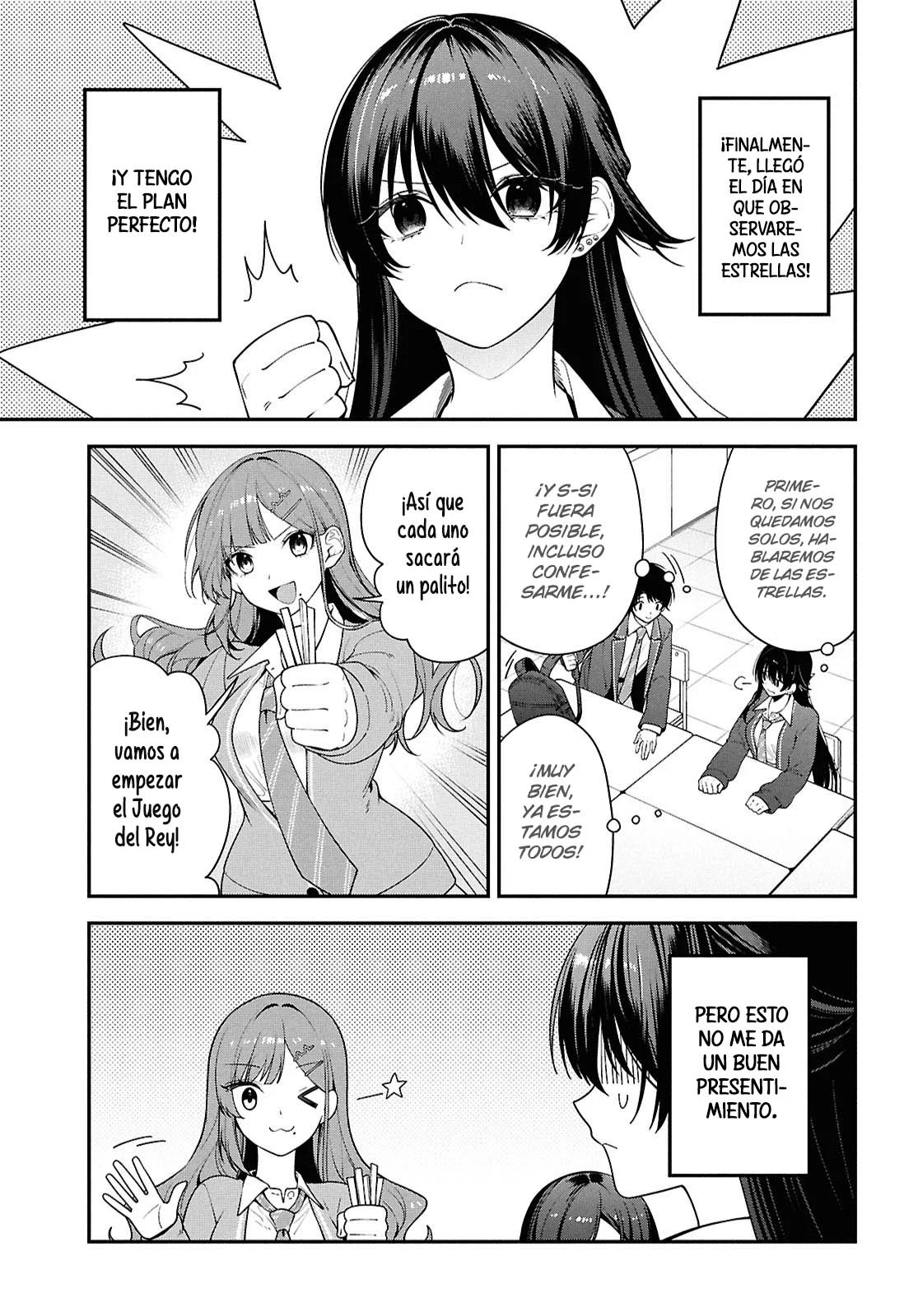 Tonari no Seki no Yankee Shimizu-san ga Kami o Kuroku Sometekita - Capítulo 14 - Página 4 - LectorTMOo
