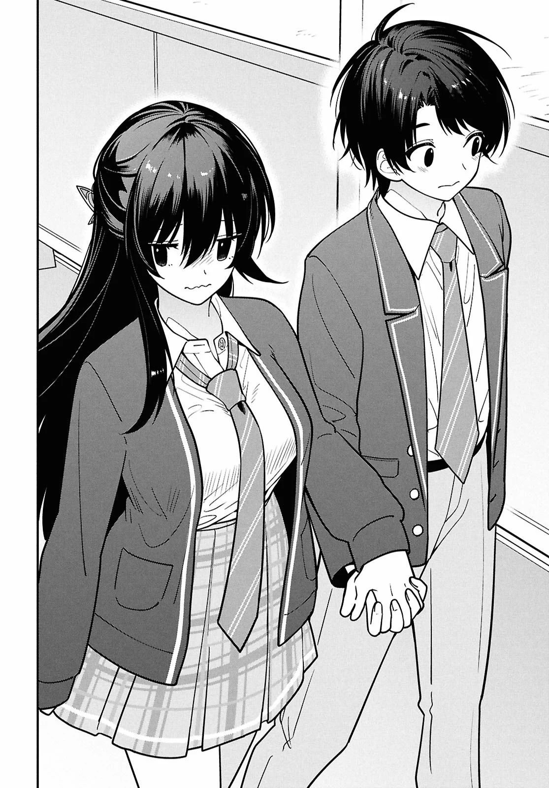 Tonari no Seki no Yankee Shimizu-san ga Kami o Kuroku Sometekita - Capítulo 14 - Página 13 - LectorTMOo