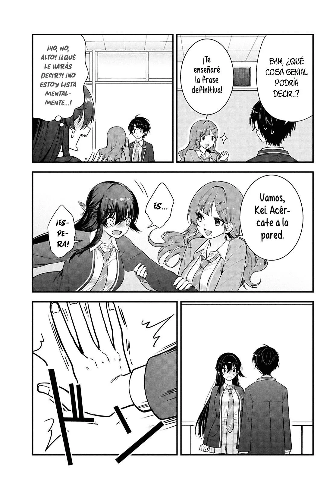 Tonari no Seki no Yankee Shimizu-san ga Kami o Kuroku Sometekita - Capítulo 14 - Página 22 - LectorTMOo