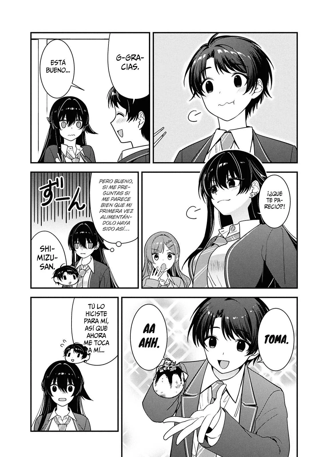 Tonari no Seki no Yankee Shimizu-san ga Kami o Kuroku Sometekita - Capítulo 14 - Página 31 - LectorTMOo