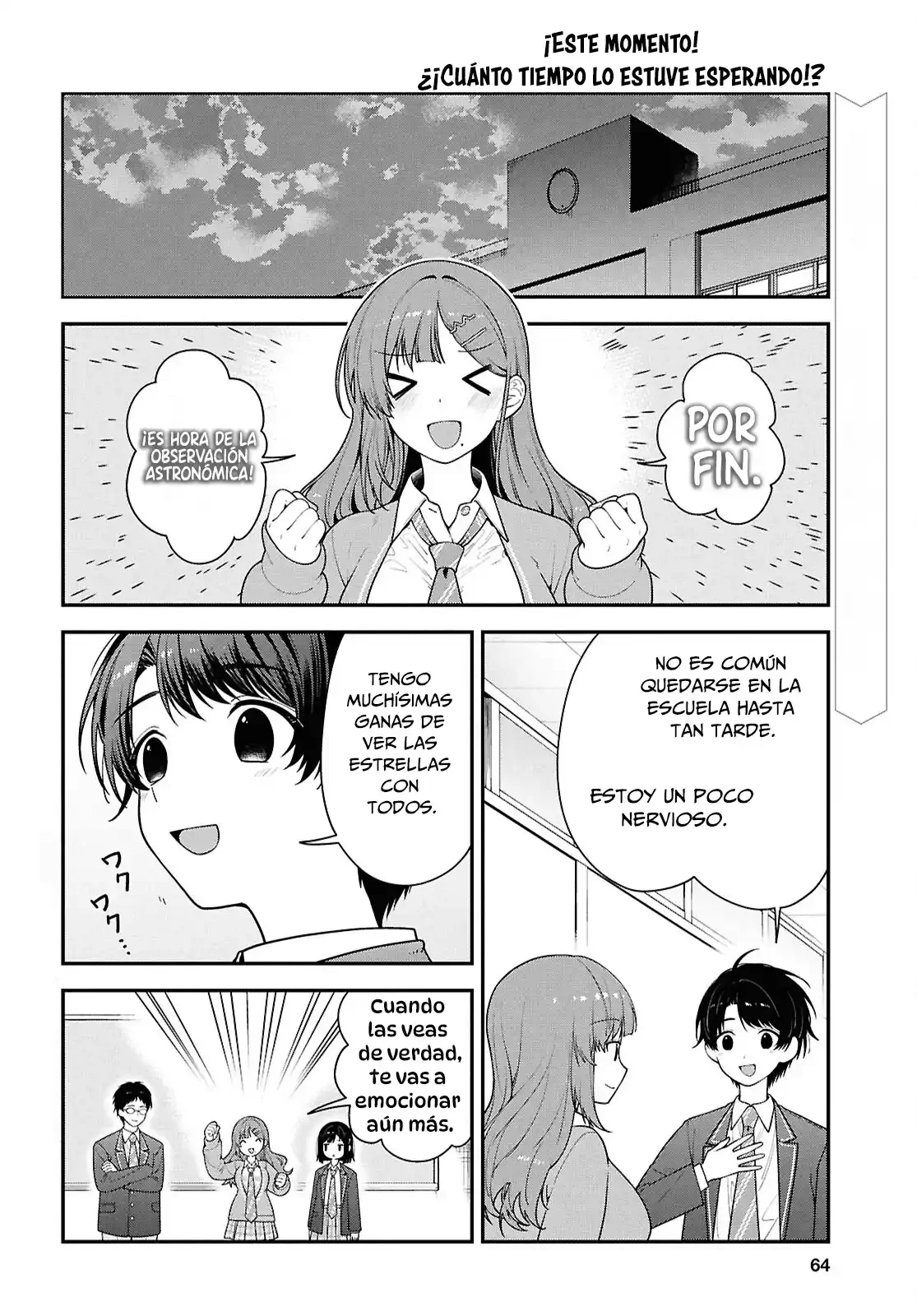 Tonari no Seki no Yankee Shimizu-san ga Kami o Kuroku Sometekita - Capítulo 15 - Página 6 - LectorTMOo