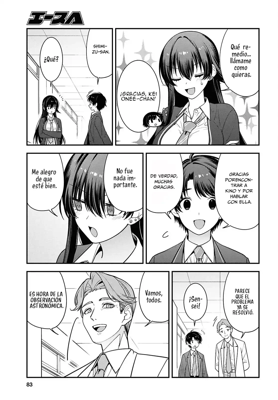 Tonari no Seki no Yankee Shimizu-san ga Kami o Kuroku Sometekita - Capítulo 15 - Página 24 - LectorTMOo