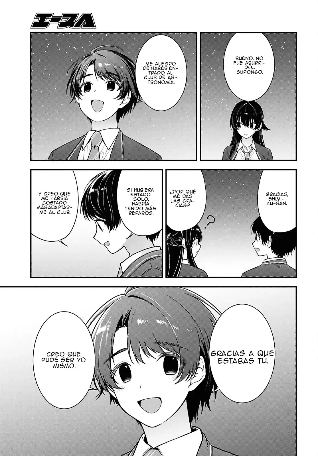 Tonari no Seki no Yankee Shimizu-san ga Kami o Kuroku Sometekita - Capítulo 15 - Página 32 - LectorTMOo