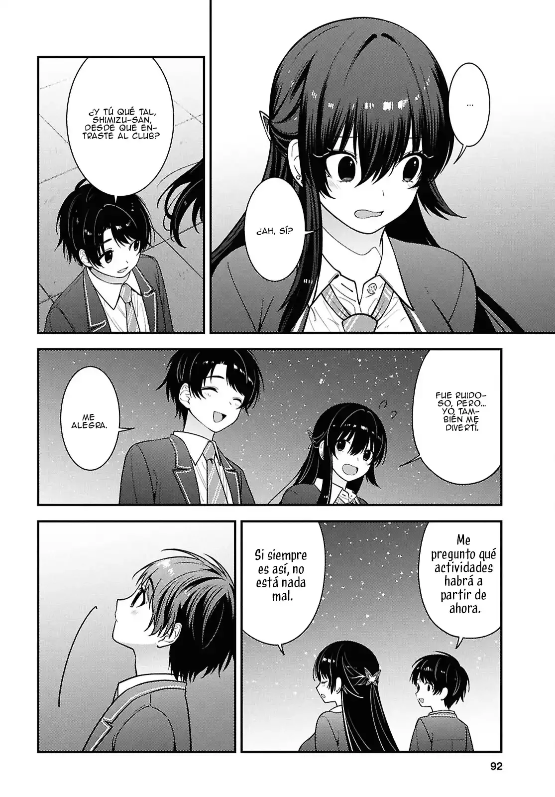 Tonari no Seki no Yankee Shimizu-san ga Kami o Kuroku Sometekita - Capítulo 15 - Página 33 - LectorTMOo