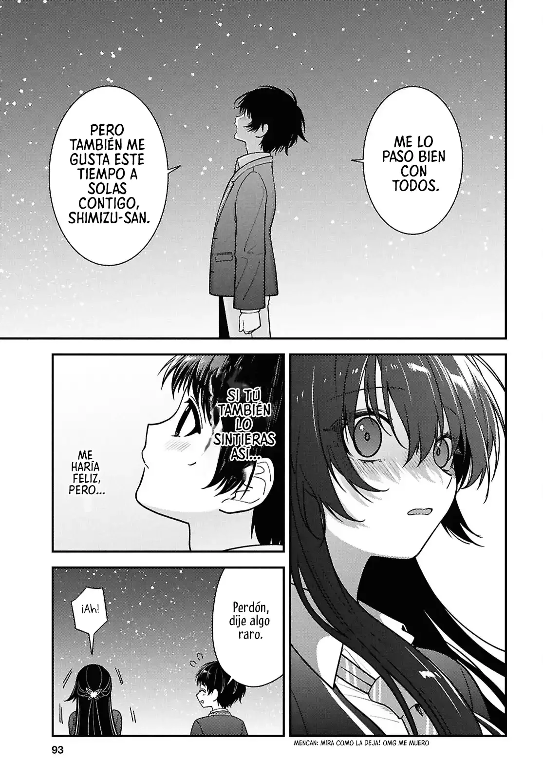 Tonari no Seki no Yankee Shimizu-san ga Kami o Kuroku Sometekita - Capítulo 15 - Página 34 - LectorTMOo