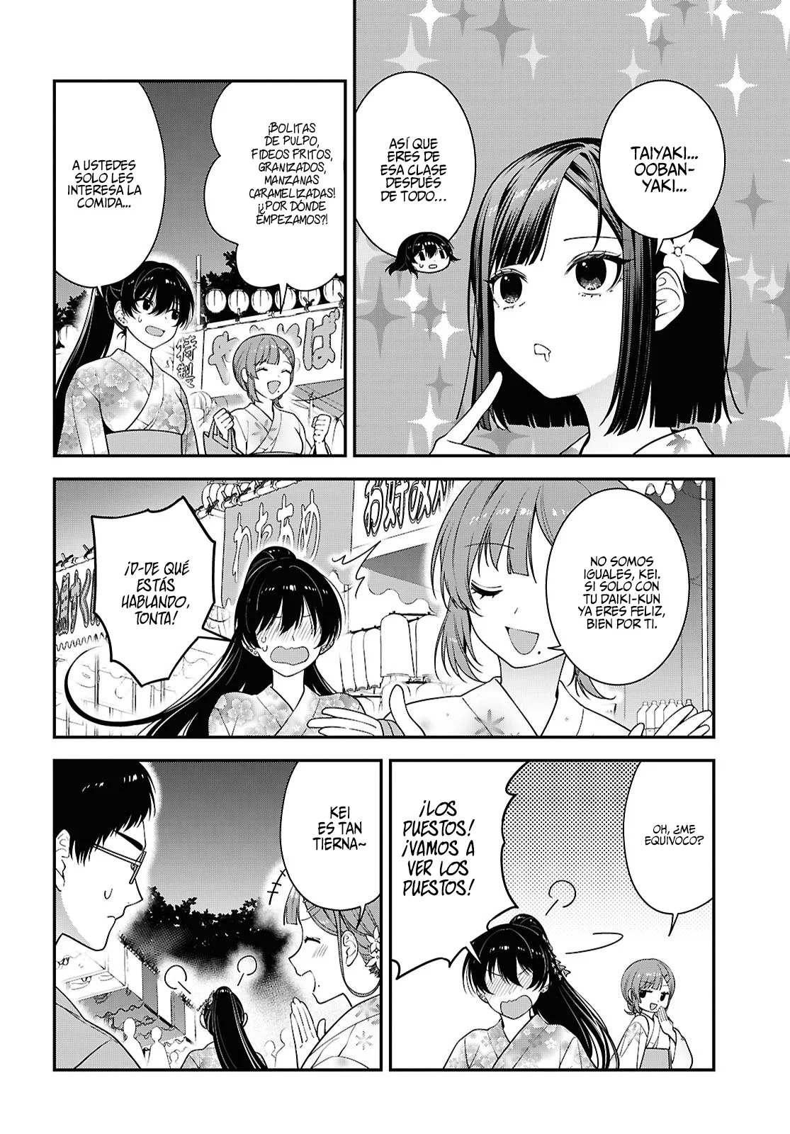 Tonari no Seki no Yankee Shimizu-san ga Kami o Kuroku Sometekita - Capítulo 16 - Página 16 - LectorTMOo