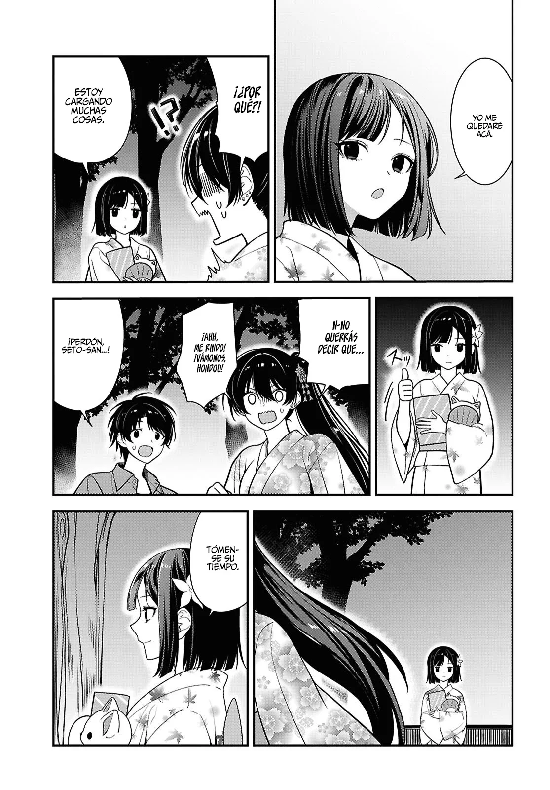 Tonari no Seki no Yankee Shimizu-san ga Kami o Kuroku Sometekita - Capítulo 16 - Página 31 - LectorTMOo