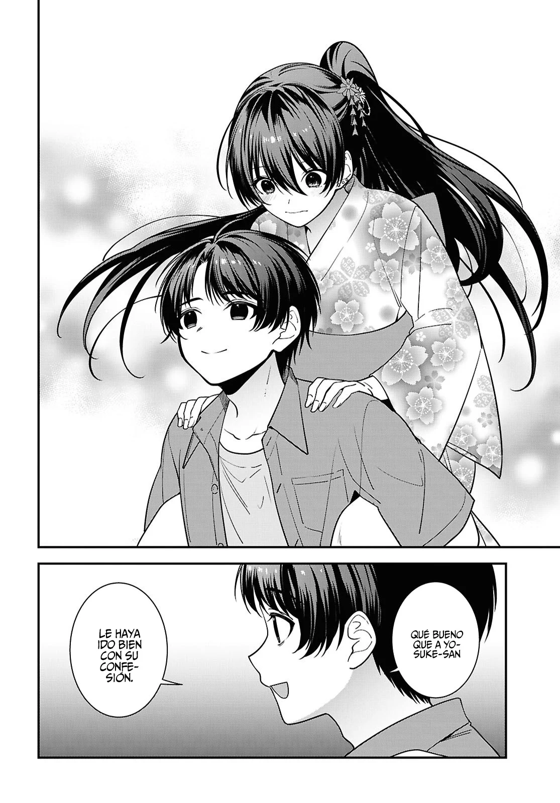 Tonari no Seki no Yankee Shimizu-san ga Kami o Kuroku Sometekita - Capítulo 16 - Página 36 - LectorTMOo