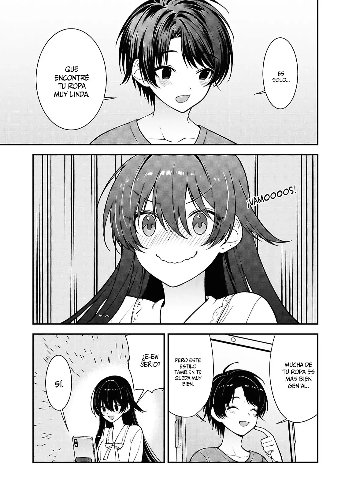 Tonari no Seki no Yankee Shimizu-san ga Kami o Kuroku Sometekita - Capítulo 17 - Página 25 - LectorTMOo