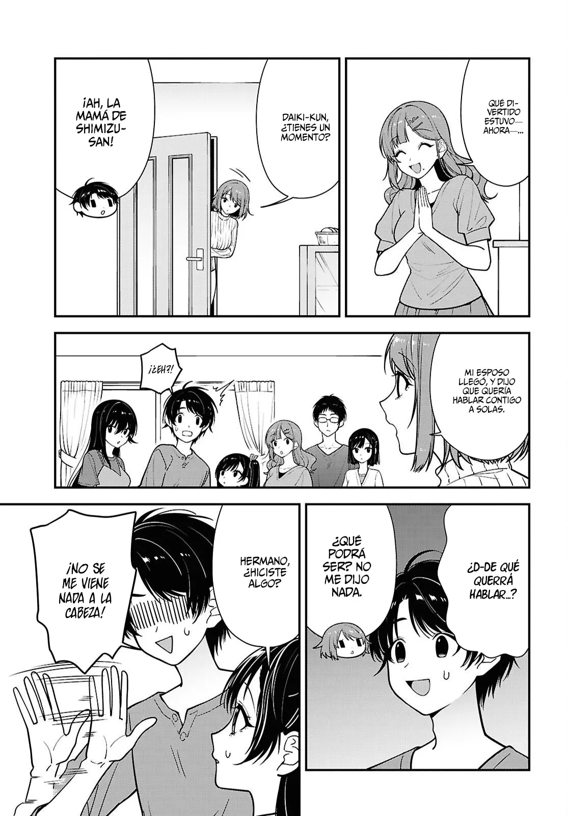 Tonari no Seki no Yankee Shimizu-san ga Kami o Kuroku Sometekita - Capítulo 18 - Página 10 - LectorTMOo