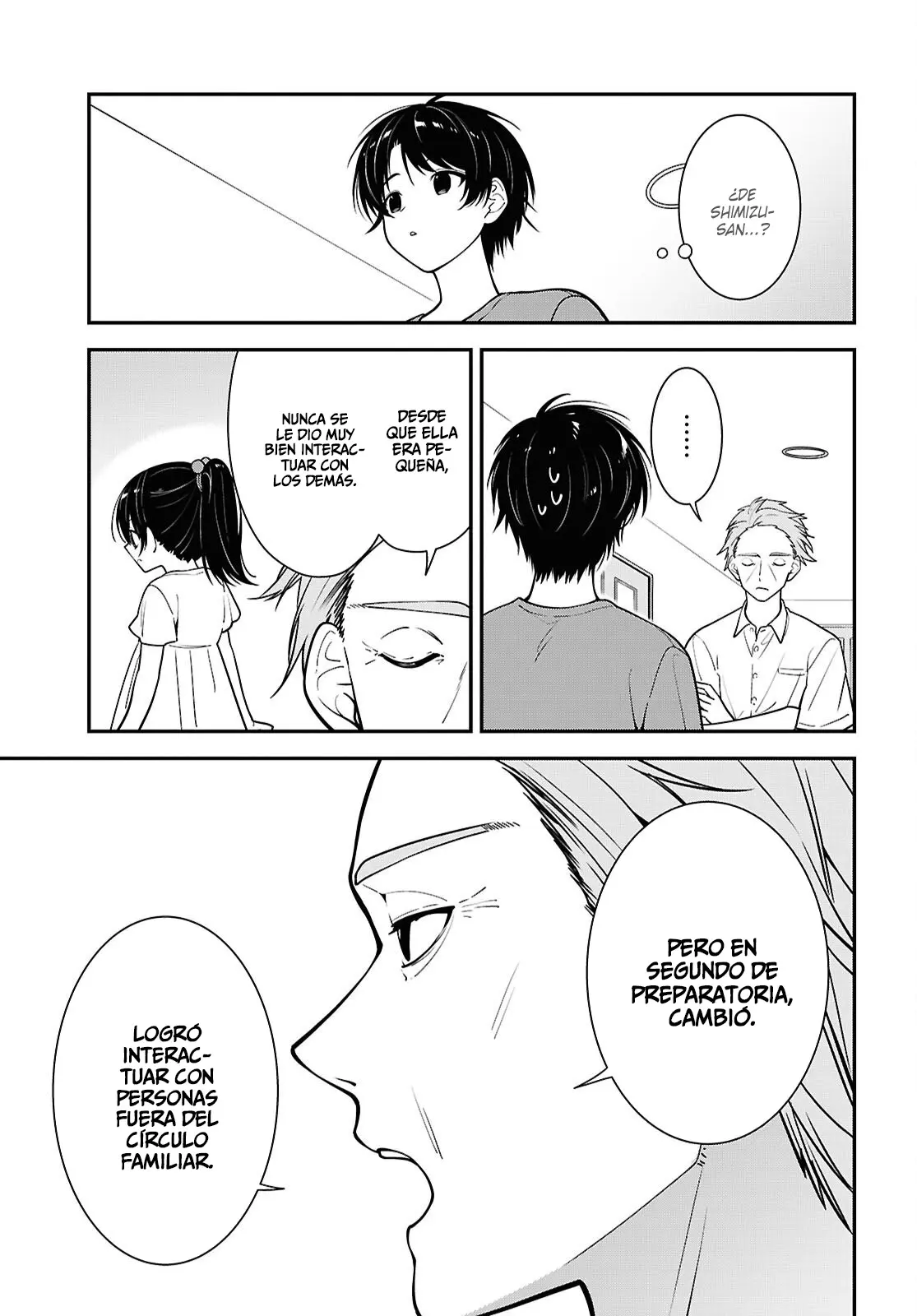 Tonari no Seki no Yankee Shimizu-san ga Kami o Kuroku Sometekita - Capítulo 18 - Página 14 - LectorTMOo