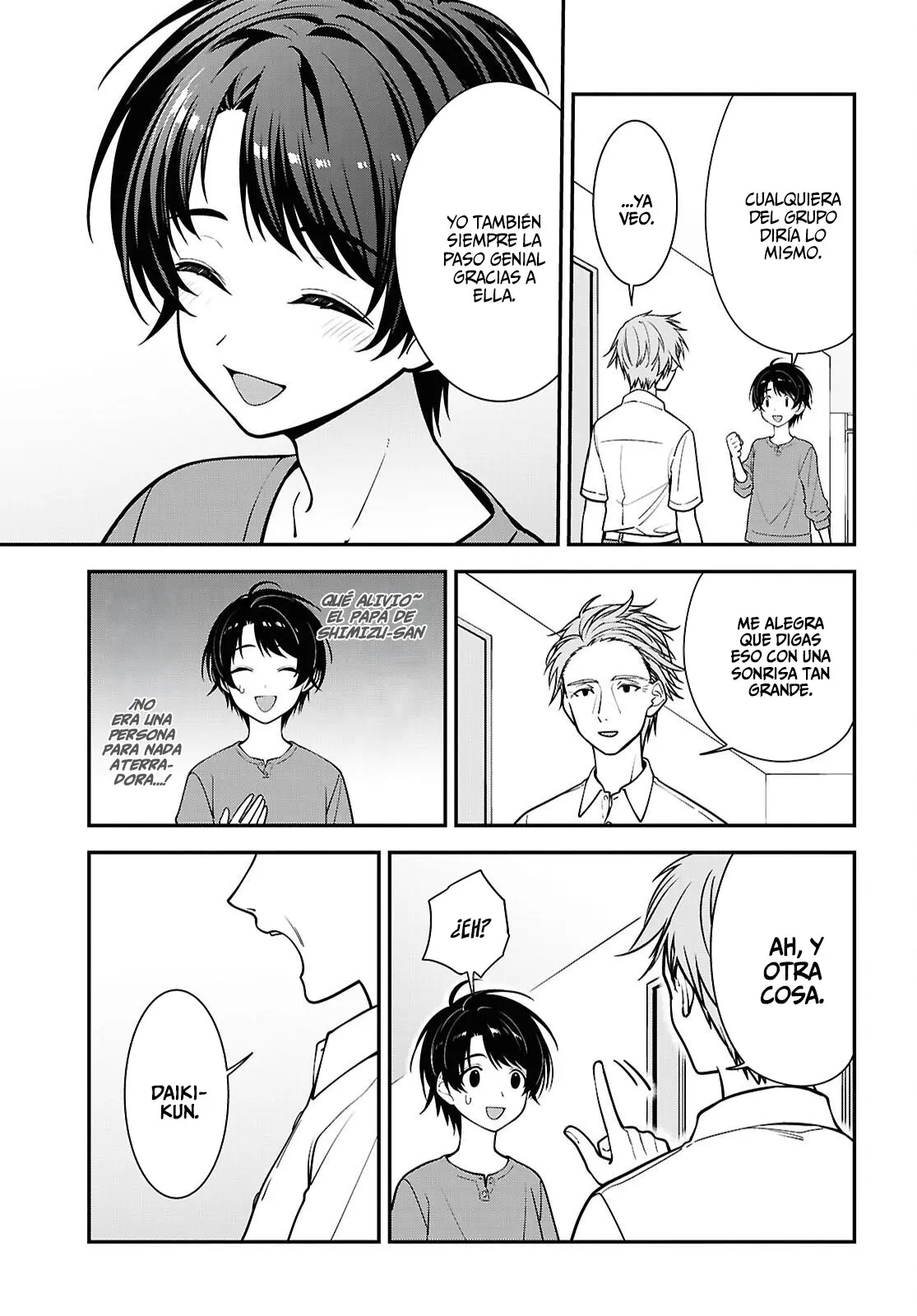 Tonari no Seki no Yankee Shimizu-san ga Kami o Kuroku Sometekita - Capítulo 18 - Página 16 - LectorTMOo