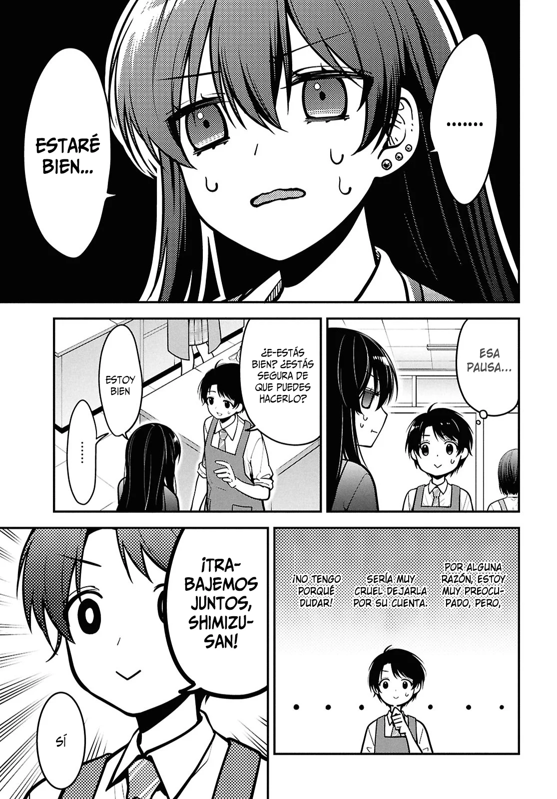 Tonari no Seki no Yankee Shimizu-san ga Kami o Kuroku Sometekita - Capítulo 2 - Página 10 - LectorTMOo
