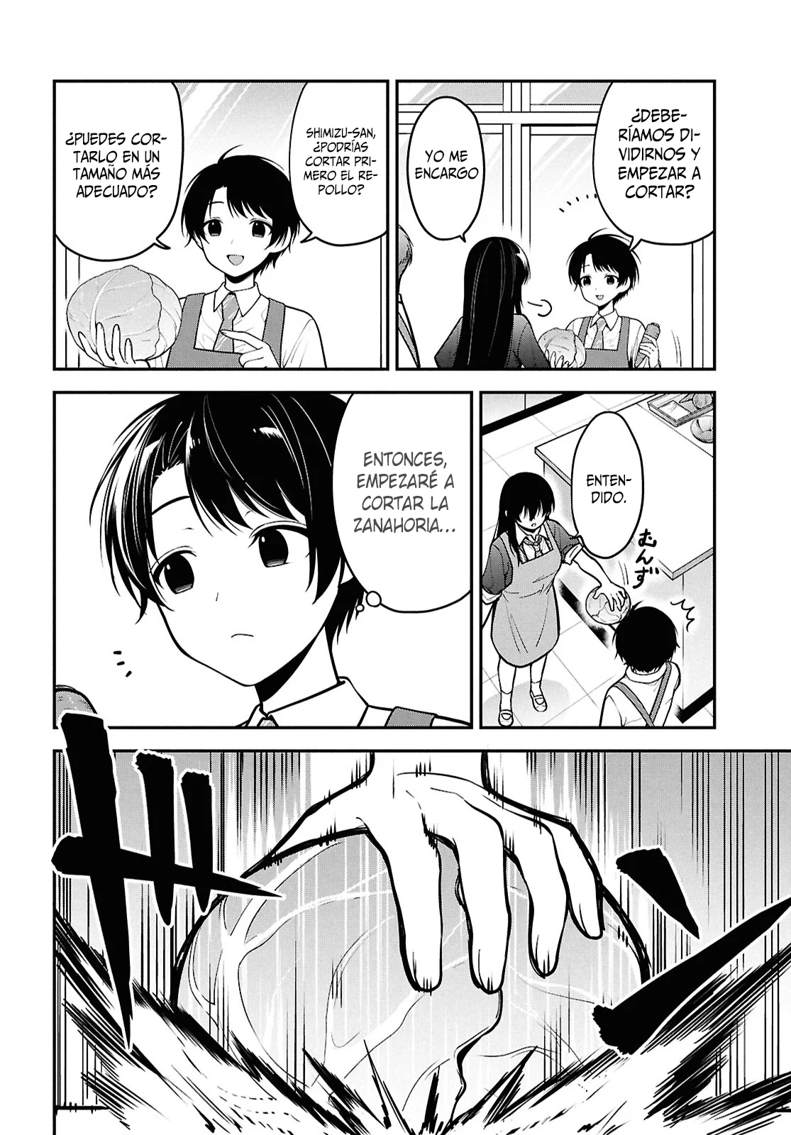 Tonari no Seki no Yankee Shimizu-san ga Kami o Kuroku Sometekita - Capítulo 2 - Página 11 - LectorTMOo