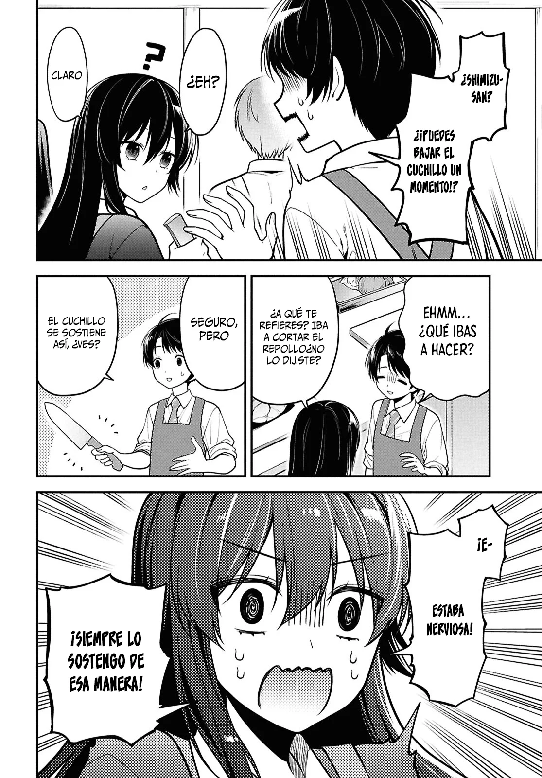 Tonari no Seki no Yankee Shimizu-san ga Kami o Kuroku Sometekita - Capítulo 2 - Página 13 - LectorTMOo