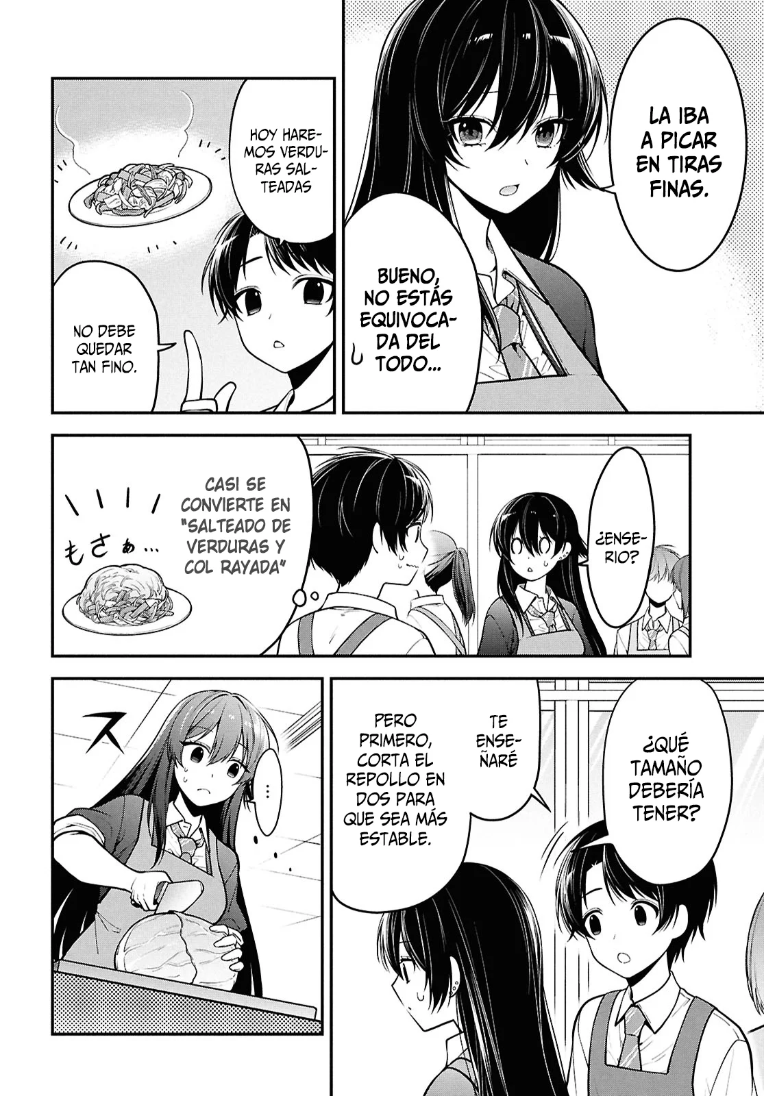 Tonari no Seki no Yankee Shimizu-san ga Kami o Kuroku Sometekita - Capítulo 2 - Página 15 - LectorTMOo