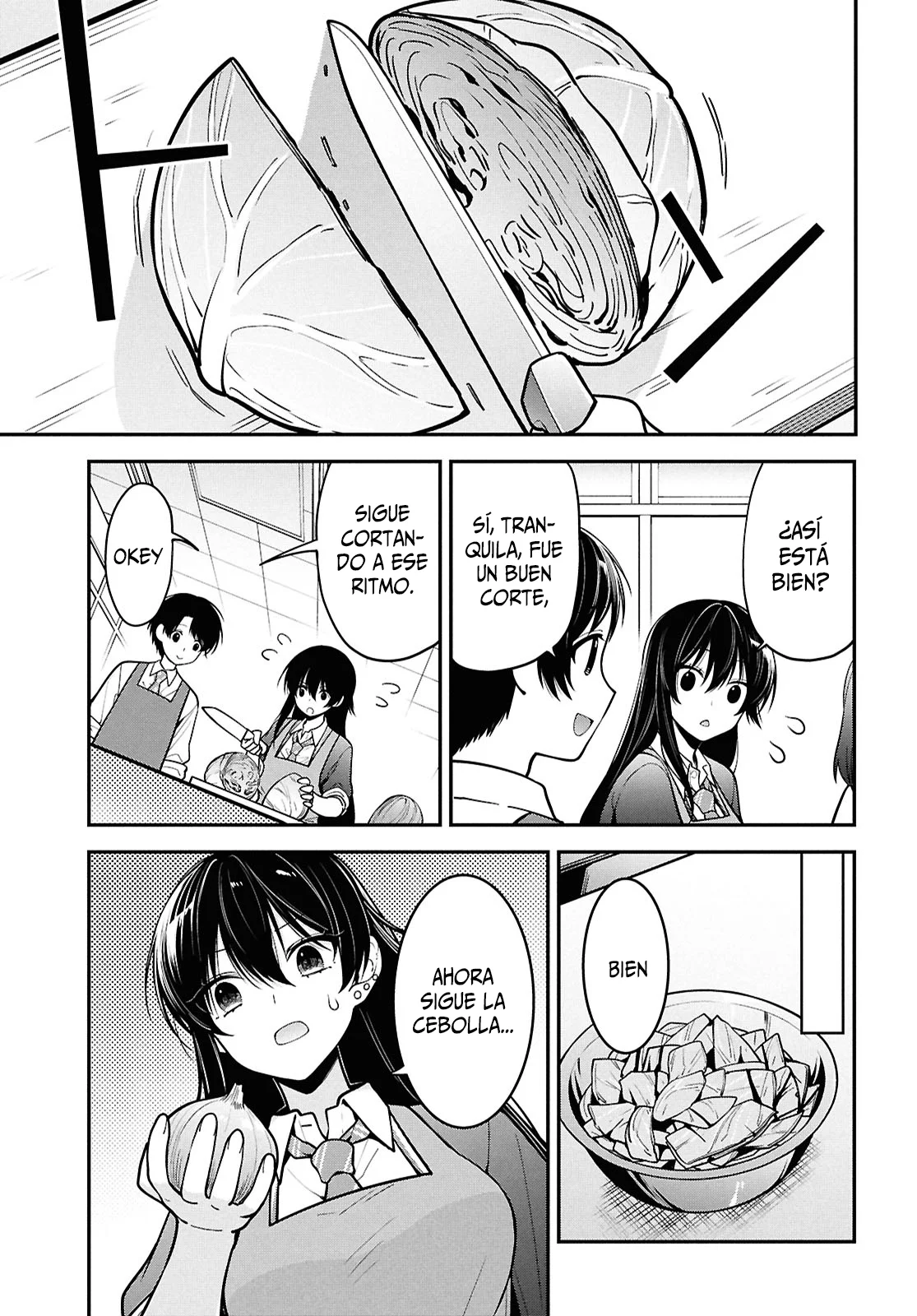 Tonari no Seki no Yankee Shimizu-san ga Kami o Kuroku Sometekita - Capítulo 2 - Página 16 - LectorTMOo